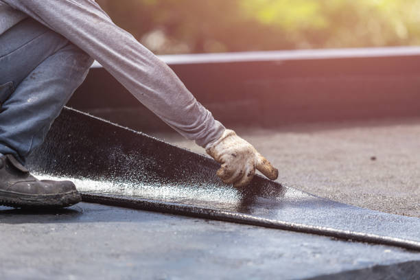 Professional Waterproofing technician working in Hemlock, IN